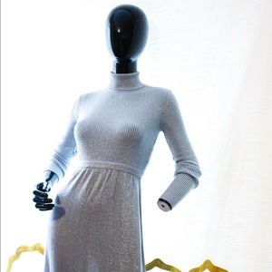 Vintage Blue Maxi Dress